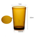 Ensemble 6 verres acrylique incassables style moderne cuisine