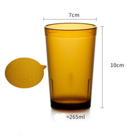 Ensemble 6 verres acrylique incassables style moderne cuisine