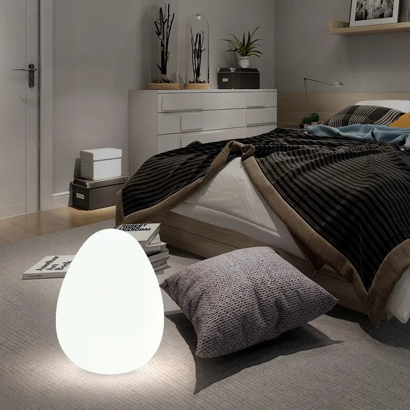lampadaire nordique moderne avec télécommande led décorative - vue 4 sur 11