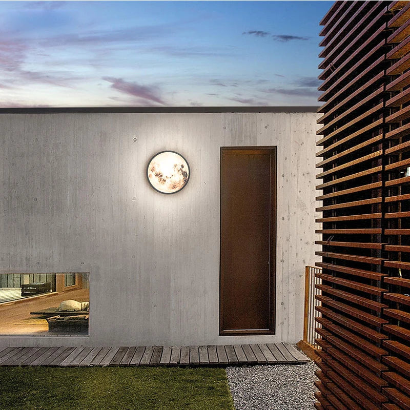 Éclairage extérieur LED lumières applique murale décoration moderne étanche porche balcon terrasse applique murale lampe jardin éclairage mural