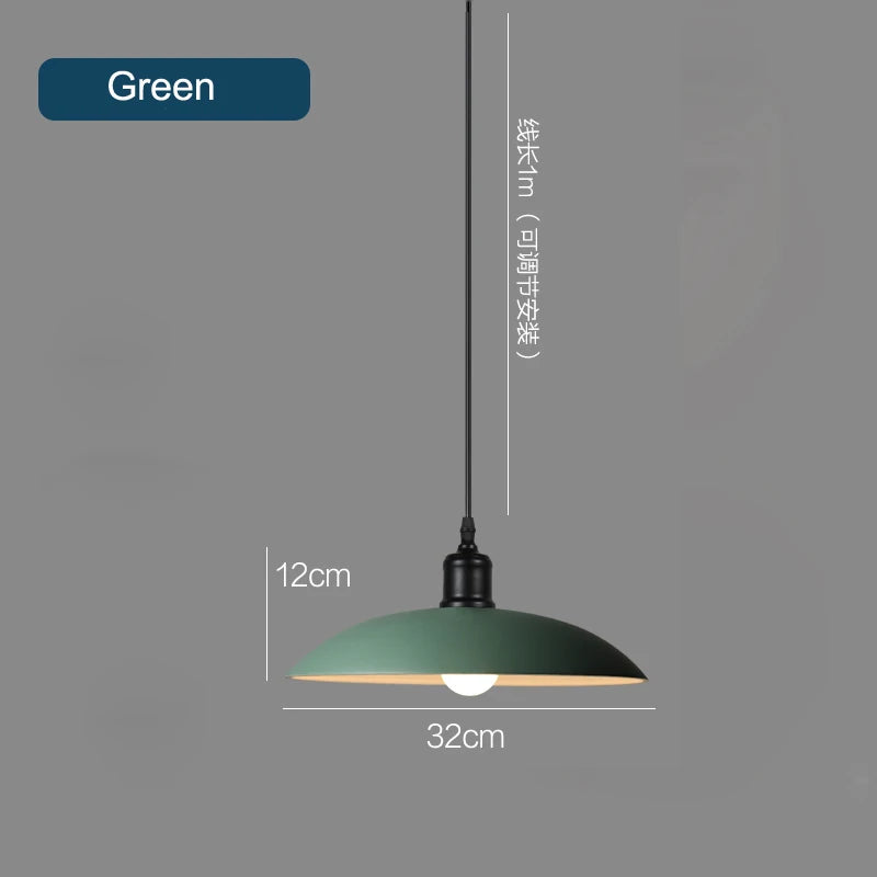lampes suspendues vintage en fer forgé pour restaurant loft - vue 9 sur 10