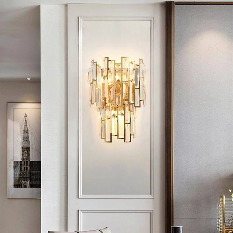 applique murale en cristal pour décor créatif rétro et moderne - vue 5 sur 20