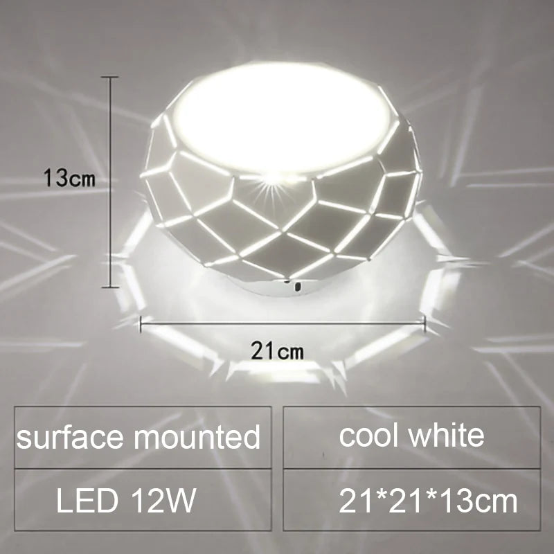 plafonnier led moderne avec gradation et trois variantes de lumière - vue 9 sur 18