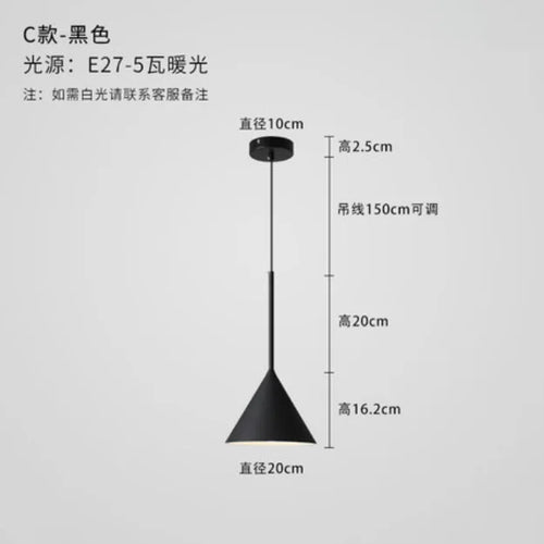 suspension décorative nordique pour éclairage créatif intérieur - vue 10 sur 14