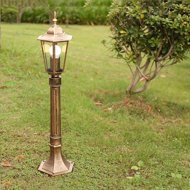 lampe de jardin extérieure rétro pour les espaces extérieurs et les allées - vue 3 sur 8