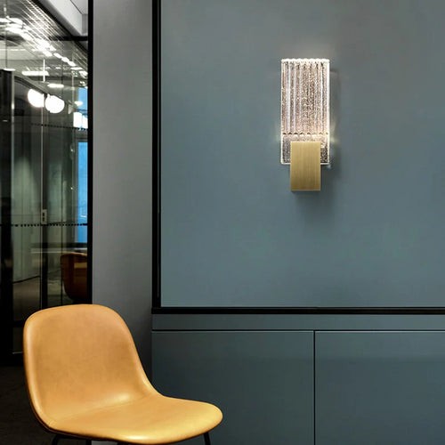 applique murale en cristal design moderne minimaliste pour étude et détente - vue 2 sur 7