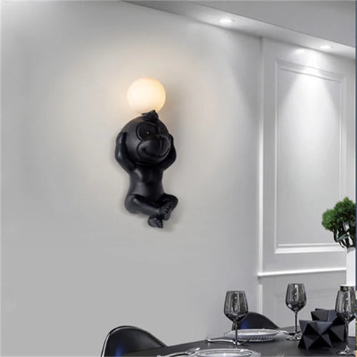applique murale led singe variateur pour éclairage intérieur - vue 3 sur 16