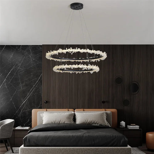 suspension en cristal design nordique pour intérieur moderne - vue 4 sur 21