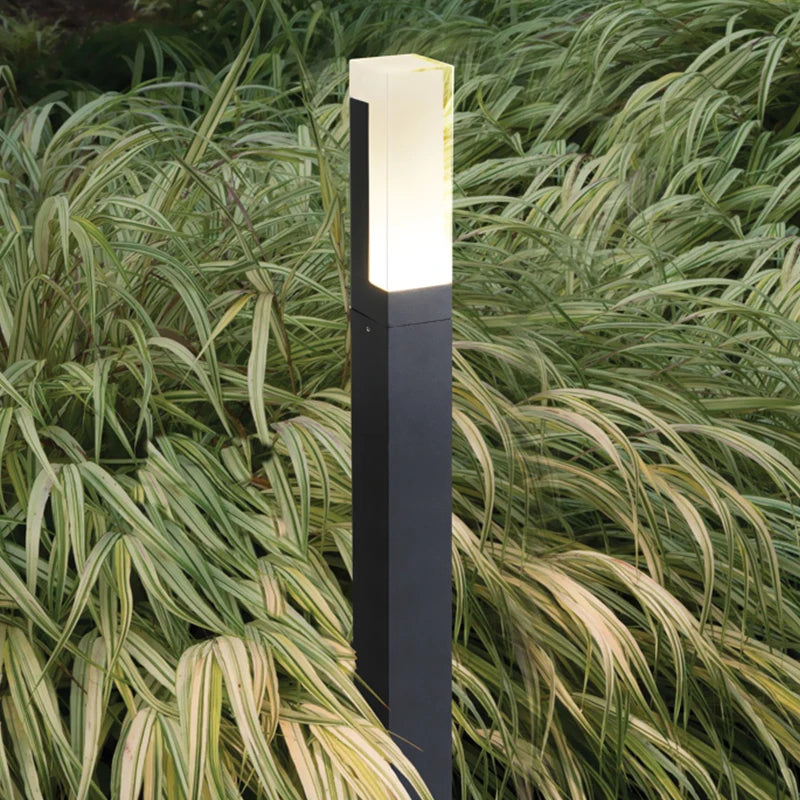 Lampe de pelouse éclairage extérieur lumière moderne en aluminium étanche à l'eau jardin extérieur lampe de pelouse maison cour décor paysage lumières