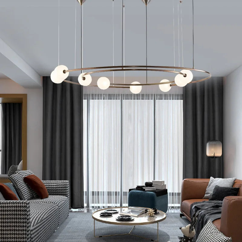 suspension globe post-moderne pour projet d'hôtel winfordo
