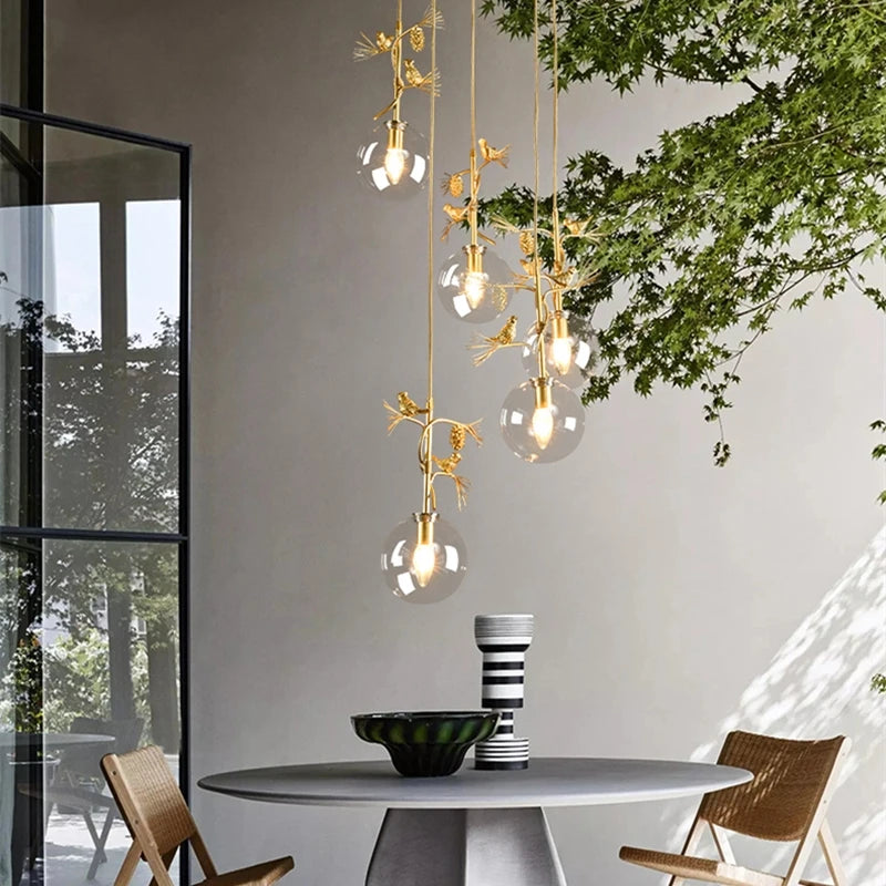 suspension en verre design moderne pour intérieur élégant - vue 5 sur 15