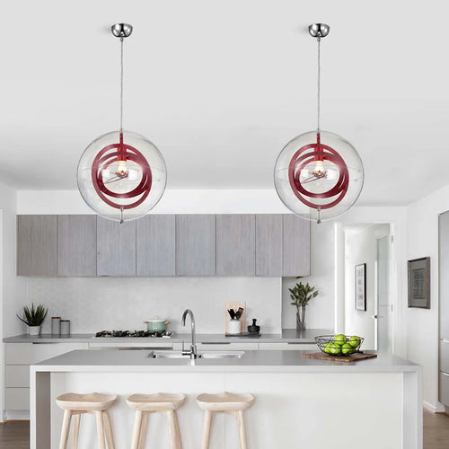 lustre étoile en verre design nordique simple et personnalisé - vue 2 sur 7