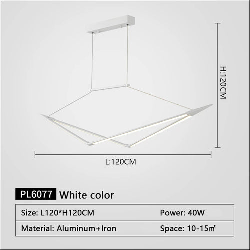 suspension led moderne dimmable pour un éclairage élégant - vue 10 sur 15