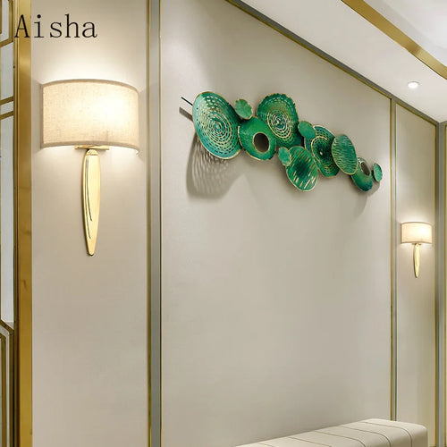 applique murale en tissu pour éclairage décoratif design moderne - vue 4 sur 10