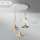 suspension moderne simple led en ciment nordique
