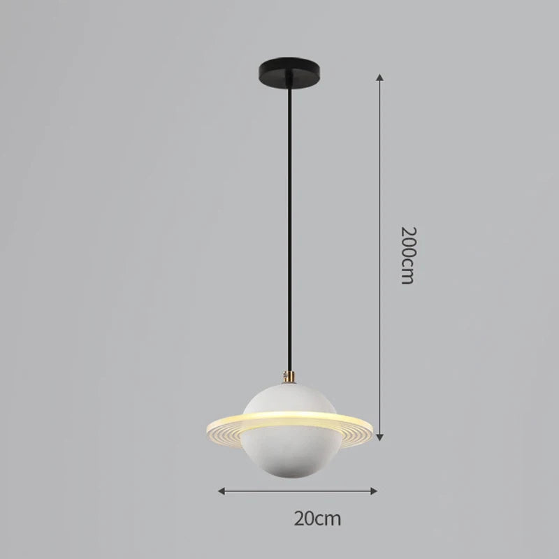 suspension en résine planet pour décoration intérieure moderne - vue 15 sur 18
