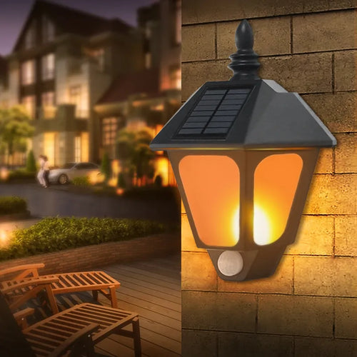 Lumière solaire extérieure applique murale à Induction LED éclairage solaire étanche pour jardin paysage éclairage de sécurité lampe extérieure LPL269 - vue 2 sur 10