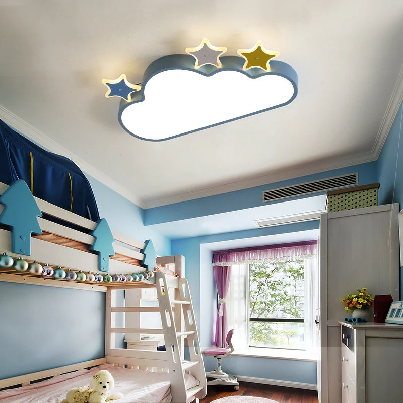 plafonnier led nuage design pour éclairage intérieur décoratif - vue 6 sur 10