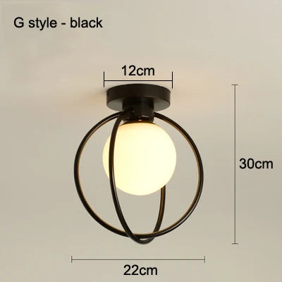 plafonnier moderne à leds pour hall d'entrée et balcon - vue 14 sur 20