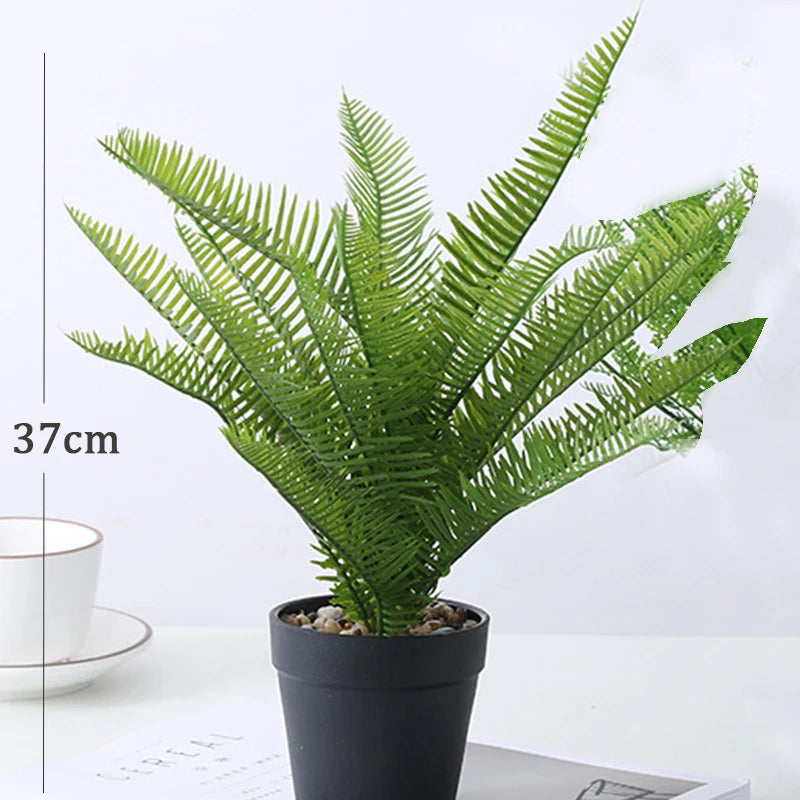 bananier tropical artificiel pot plantes décorations jungle réalistes