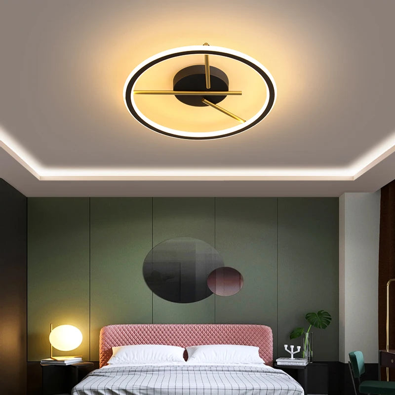 plafonnier moderne télécommandé pour intérieur villa restaurant hôtel - vue 6 sur 12