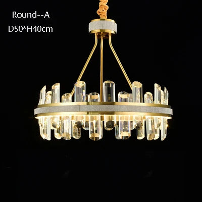 lustre en cristal rond design postmoderne pour un intérieur créatif - vue 16 sur 15