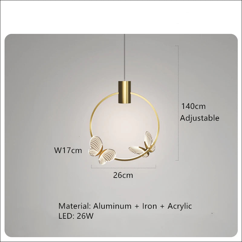 applique murale moderne design romantique en acrylique papillon mignon - vue 15 sur 17