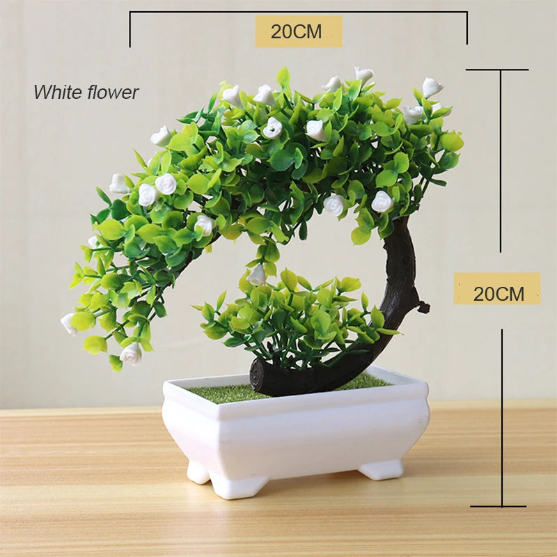 plante artificielle en pot pour décoration de bureau et jardin - vue 30 sur 45
