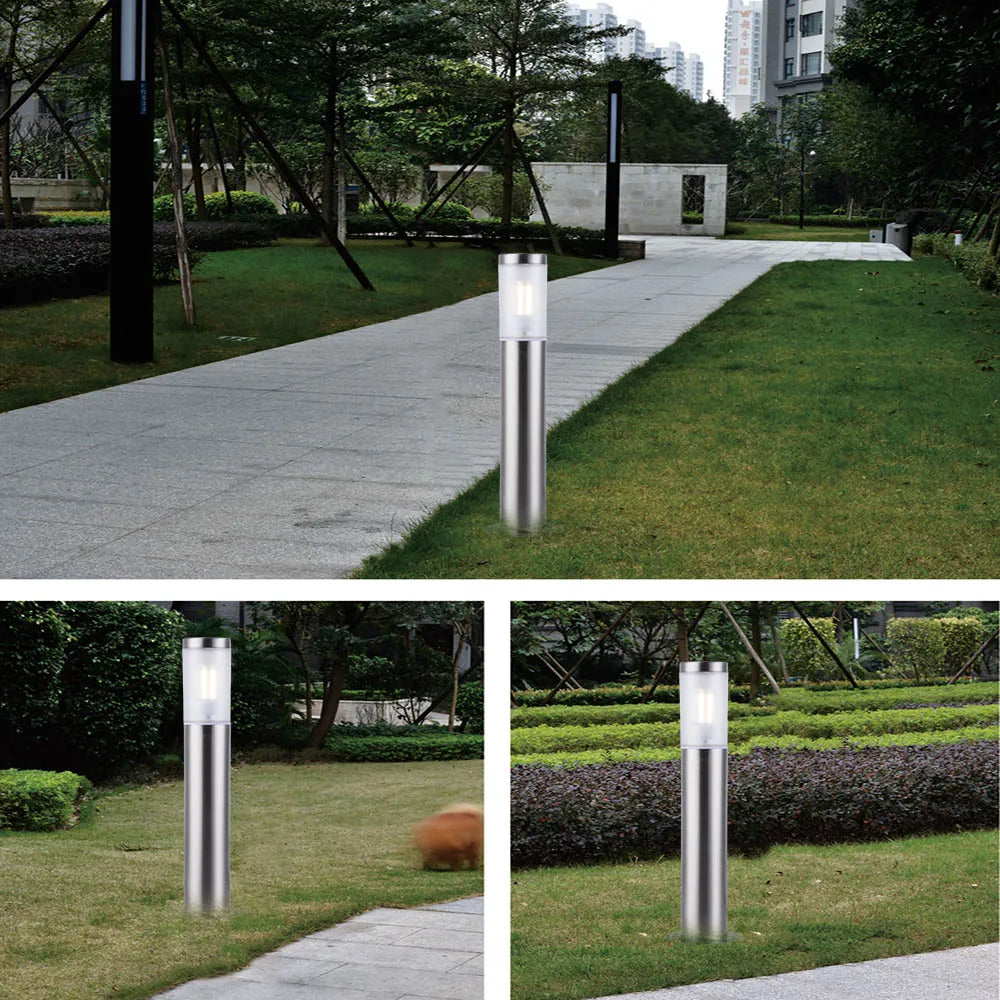 lampe de jardin à led en acier inoxydable pour extérieur - vue 4 sur 8