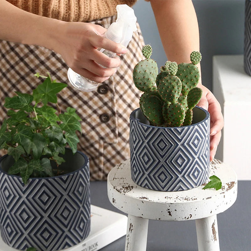 Moules en silicone pour pots de fleurs en béton, résine époxy, plâtre Moules en silicone pour pots de fleurs en béton, résine époxy, plâtre