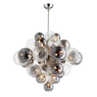 suspension design à bulles de verre postmodernes à led
