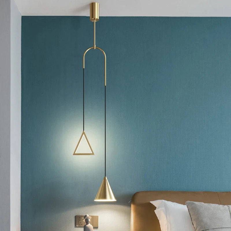 lustre moderne minimaliste design luxe pour intérieur élégant - vue 5 sur 8
