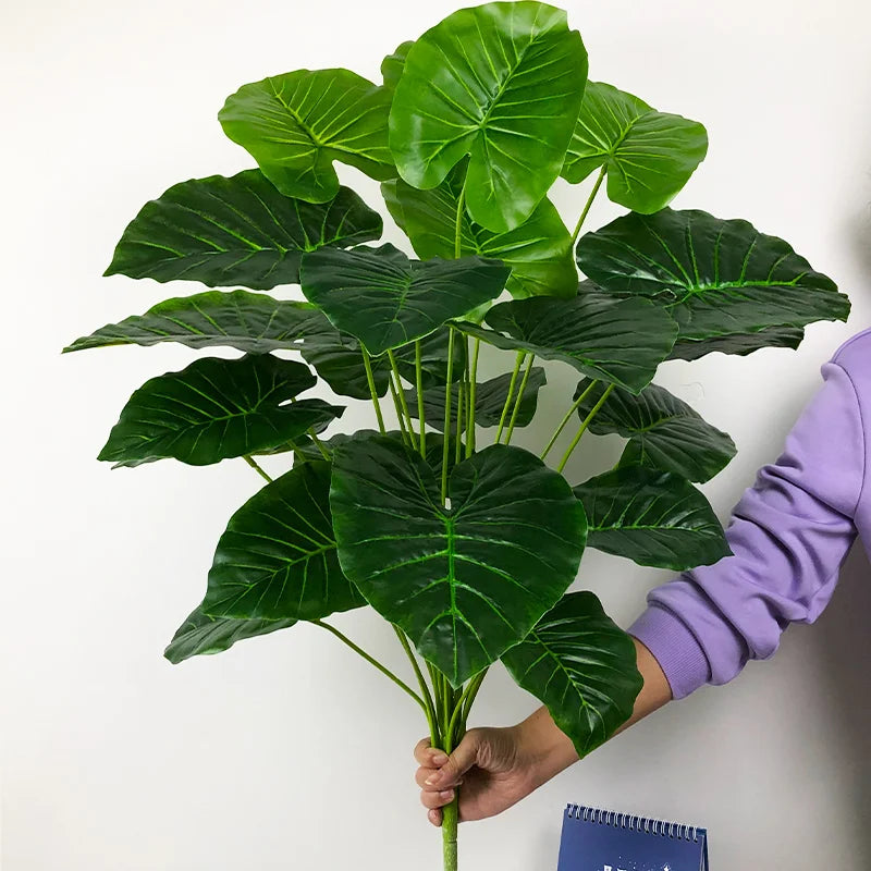 plantes artificielles monstera grandes feuilles pour décoration intérieure - vue 8 sur 21
