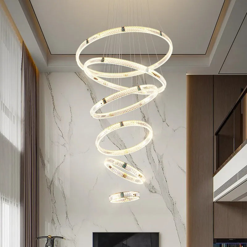 suspension en cristal design moderne pour intérieur élégant - vue 3 sur 16