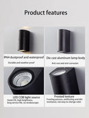 applique murale led extérieure étanche en aluminium