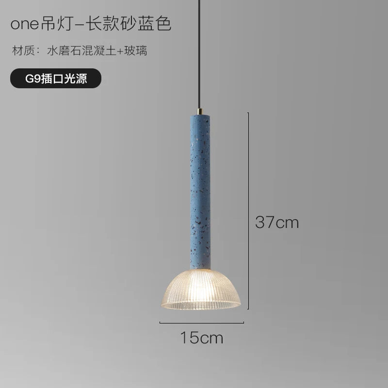 suspension en terrazzo pour cuisine et bar moderne - vue 8 sur 10
