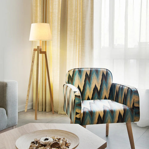 lampadaire nordique en bois design créatif à trois pieds