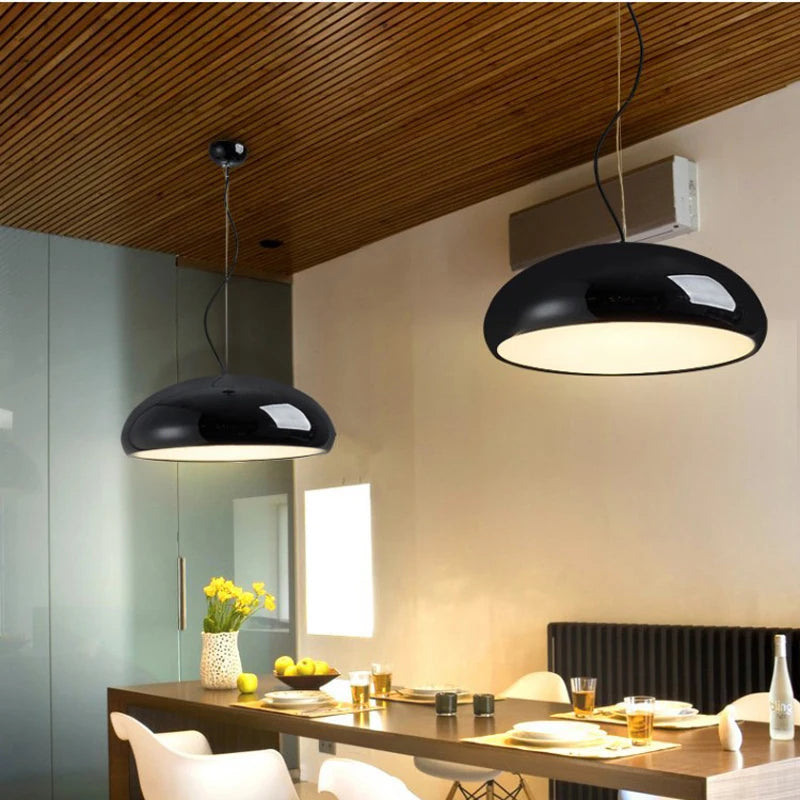 suspension Mode Simple lampe créative Restaurant Table à manger chambre en aluminium suspension luminaire E27 110 V 220 V