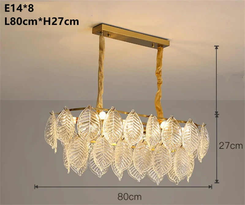 lustre vintage moderne en verre doré pour décoration intérieure