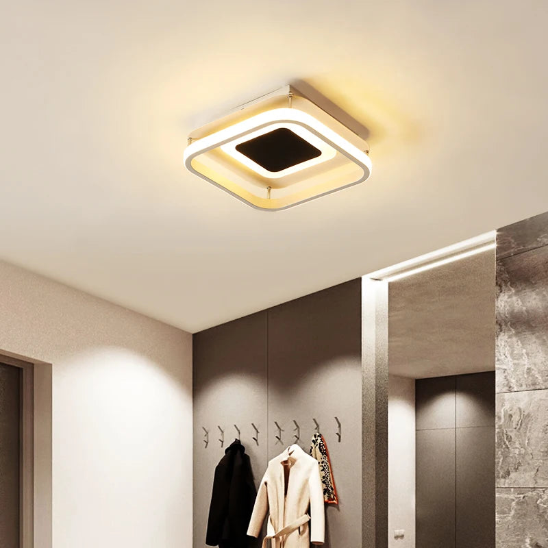 lustre luminaire led acrylique mince pour décoration maison - vue 7 sur 14