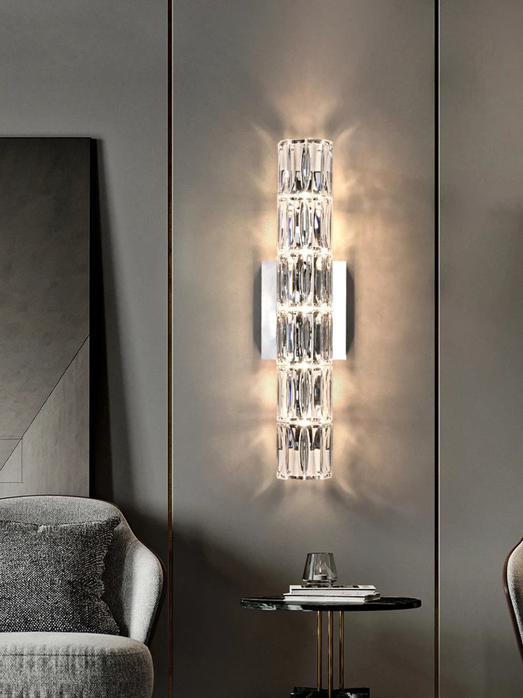 Applique moderne applique pour salon luxe cristal applique murale LED lumière nordique chambre chevet applique murale Luminaire lampe d'intérieur