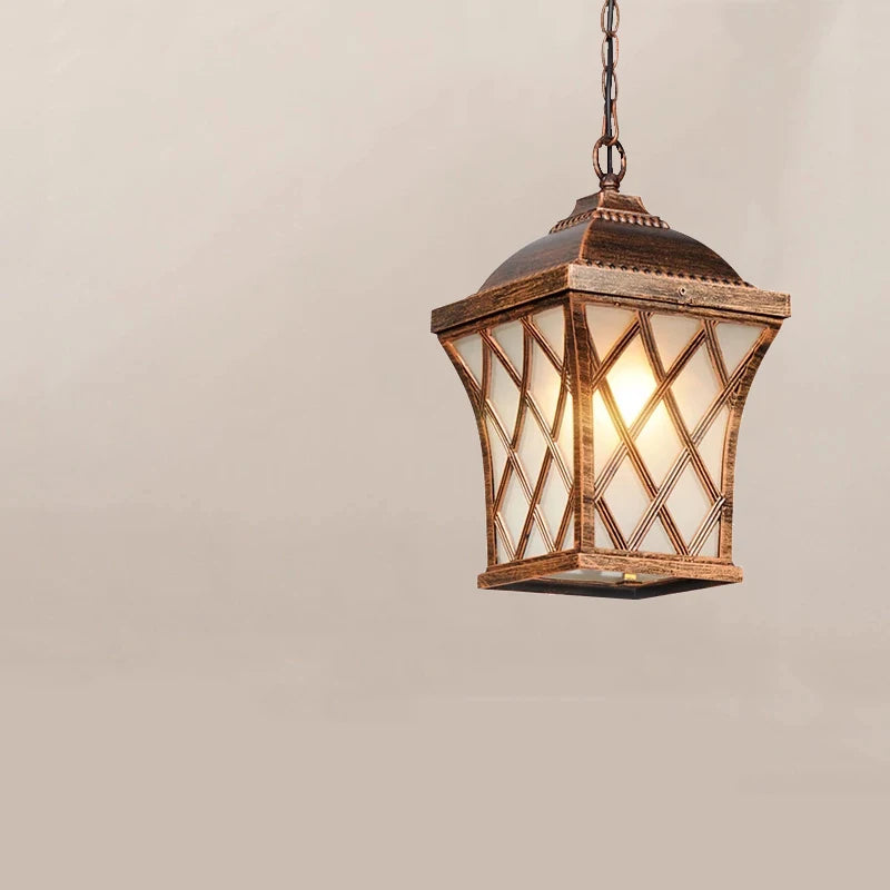 Lustre extérieur européen étanche - vue 4 sur 8