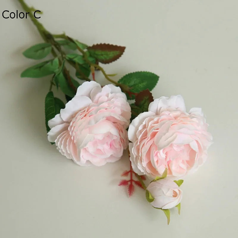 têtes de rose en soie artificielle pour décoration mariage et fête - vue 10 sur 16
