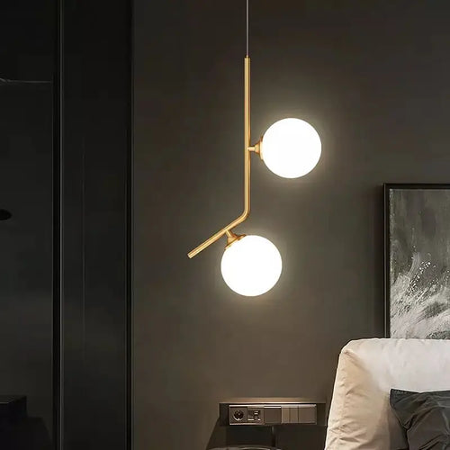 suspension moderne à bulles design créatif en verre pour décoration élégante - vue 2 sur 8