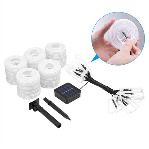 guirlande lumineuse solaire décorative pour jardin extérieur - vue 7 sur 6