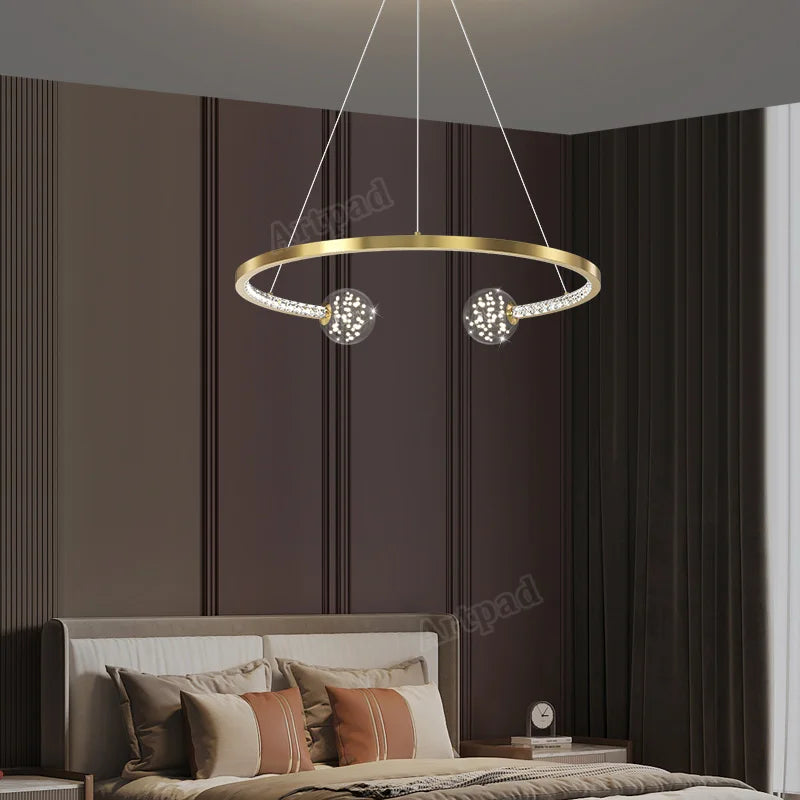 suspension en verre de luxe pour intérieur élégant - vue 4 sur 12
