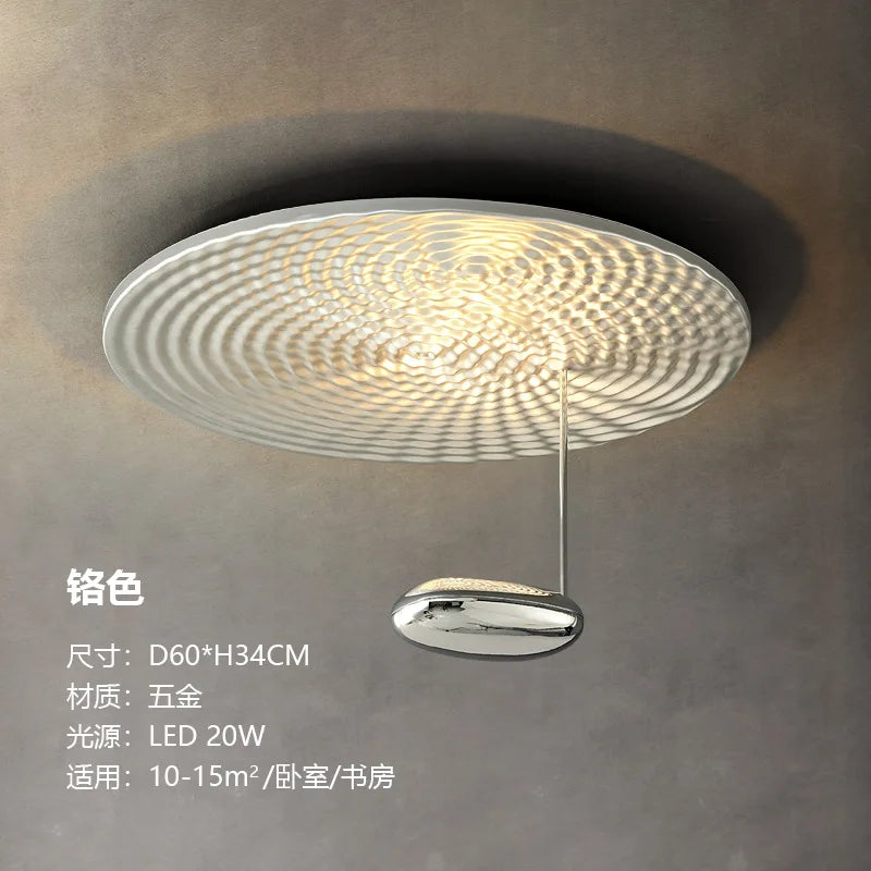 plafonnier nordique double design créatif pour intérieur moderne - vue 8 sur 8