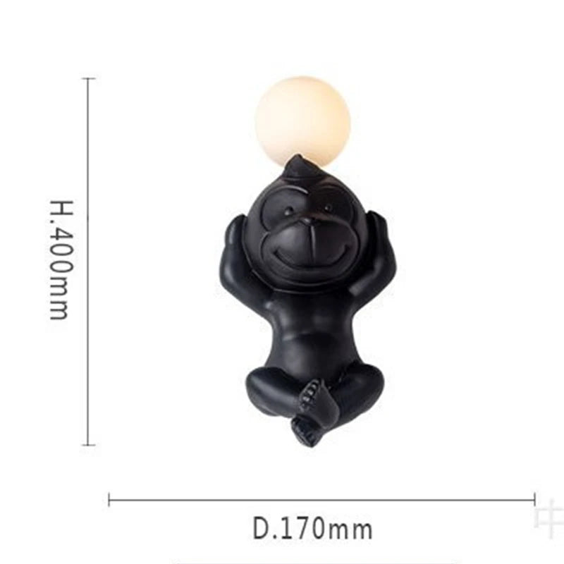 applique murale led singe variateur pour éclairage intérieur - vue 16 sur 16