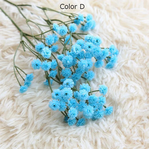 90 têtes de fleurs artificielles pour décorations variées et bricolage - vue 6 sur 12