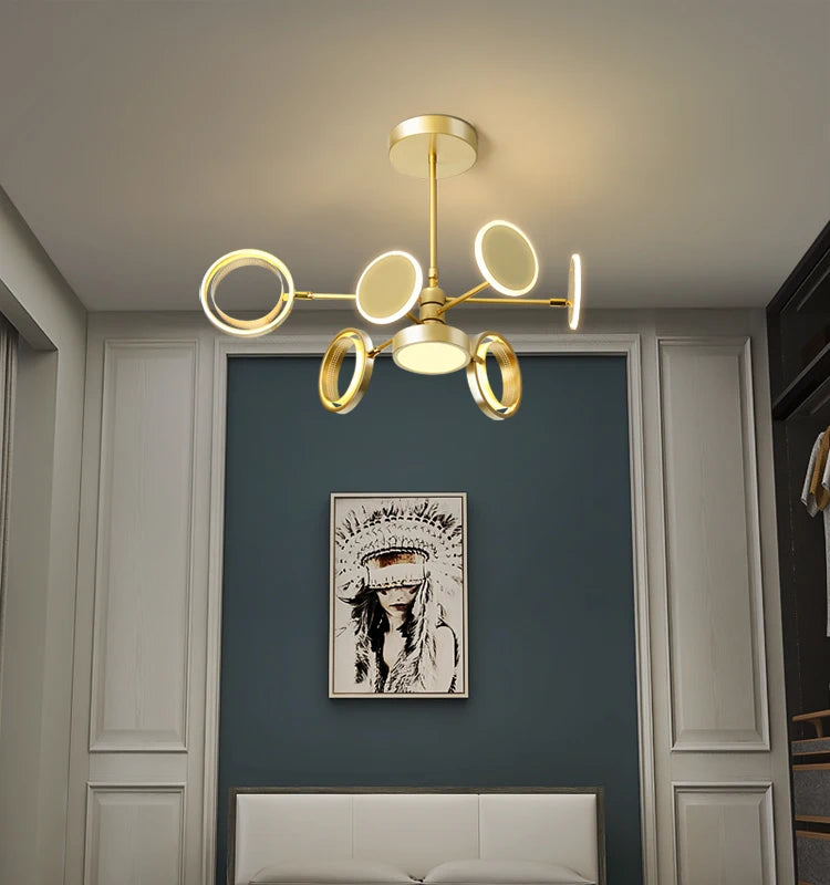 plafonnier nordique design élégant pour décoration intérieure moderne - vue 6 sur 14